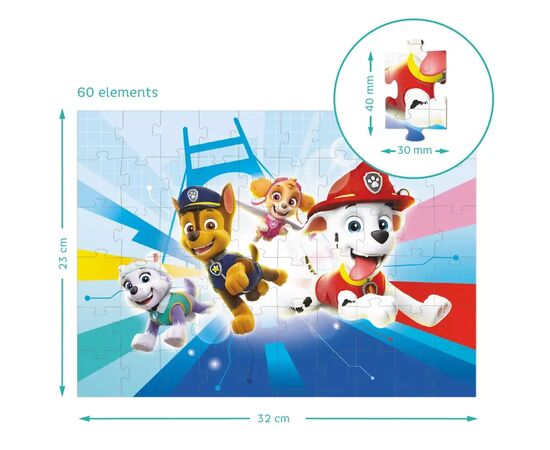 Пазл DoDo на 60 элементов с фигуркой Paw Patrol (200165), изображение 5 Пазл DoDo на 60 элементов с фигуркой Paw Patrol (200165), изображение 5