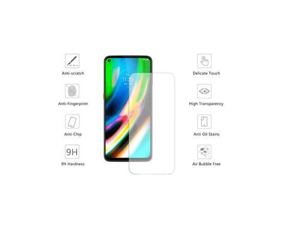Скло захисне Drobak Motorola G9 Plus (232378), зображення 2 Скло захисне Drobak Motorola G9 Plus (232378), зображення 2