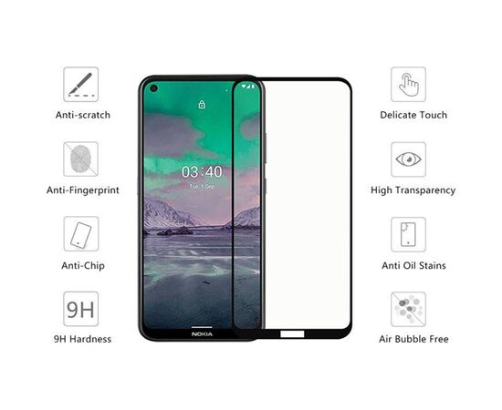 Скло захисне Drobak Nokia 3.4 (242401), зображення 2 Скло захисне Drobak Nokia 3.4 (242401), зображення 2