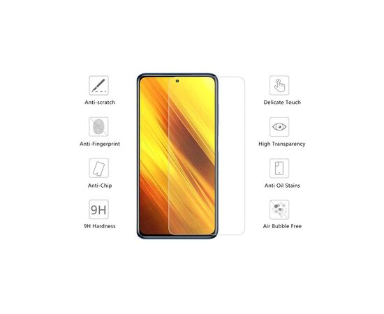 Стекло защитное Drobak Poco X3 (242437), изображение 2 Стекло защитное Drobak Poco X3 (242437), изображение 2