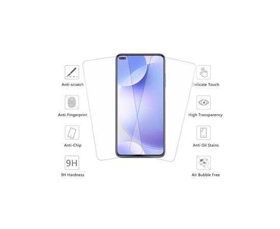 Стекло защитное Drobak Realme X3 (232381), изображение 2 Стекло защитное Drobak Realme X3 (232381), изображение 2