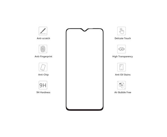 Скло захисне Drobak Tecno Spark 6 Go (242425), зображення 2 Скло захисне Drobak Tecno Spark 6 Go (242425), зображення 2