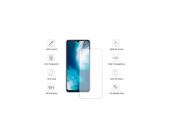 Скло захисне Drobak Vivo V20 SE (232369), зображення 3 Скло захисне Drobak Vivo V20 SE (232369), зображення 3