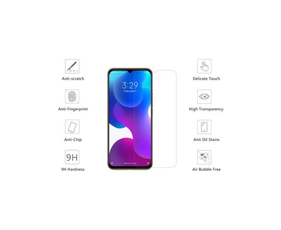 Стекло защитное Drobak Xiaomi Mi 10 Lite 5G (121225), изображение 2 Стекло защитное Drobak Xiaomi Mi 10 Lite 5G (121225), изображение 2