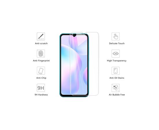 Скло захисне Drobak Xiaomi Redmi 9C (232325), зображення 2 Скло захисне Drobak Xiaomi Redmi 9C (232325), зображення 2