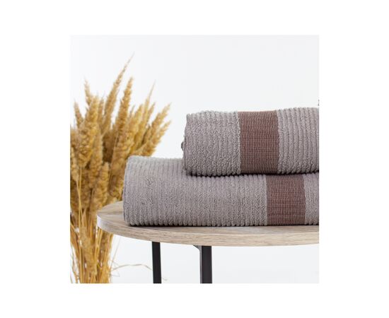 Полотенце MirSon Набор банных №105 Elite Luxury Gray 2 шт (2200005613290), изображение 2