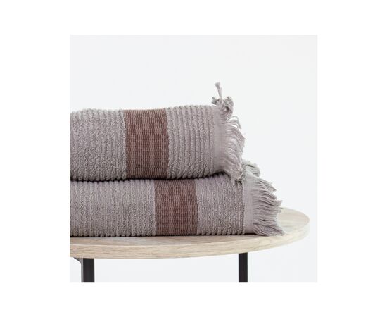 Полотенце MirSon Набор банных №105 Elite Luxury Gray 2 шт (2200005613290), изображение 3