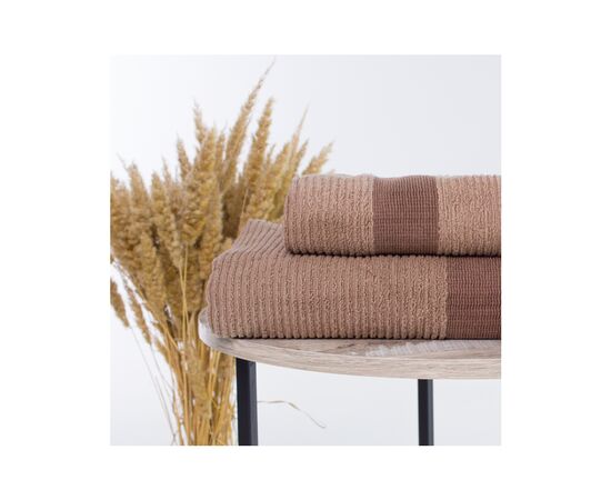 Полотенце MirSon Набор банных №106 Elite Luxury Coffee 2 шт (2200005613306), изображение 2