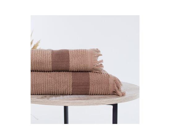 Полотенце MirSon Набор банных №106 Elite Luxury Coffee 2 шт (2200005613306), изображение 3