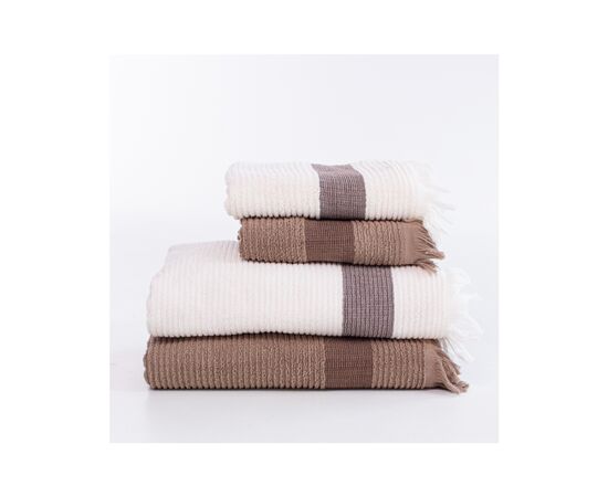 Полотенце MirSon Набор банных №114 Elite Luxury Coffee with Milk 4 шт (2200005613382), изображение 3 Полотенце MirSon Набор банных №114 Elite Luxury Coffee with Milk 4 шт (2200005613382), изображение 3