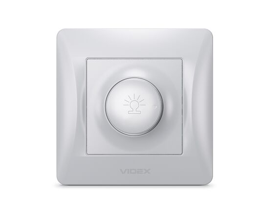 Світлорегулятор Videx BINERA 600Вт сереб (VF-BNDM600-SS)