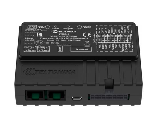 GPS-модуль Teltonika FMB640, изображение 9 GPS-модуль Teltonika FMB640, изображение 9