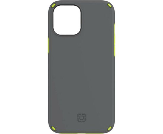 Чохол до моб. телефона Incipio Duo Case for iPhone 12 Pro Max - Gray/Volt Green (IPH-1896-VOLT)