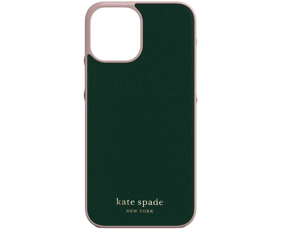 Чехол для моб. телефона Kate Spade New York Wrap Case for iPhone 12 Pro Max - Deep Evergreen/Ro (KSIPH-166-GRPNK)