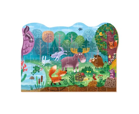 Пазл DoDo Чудо-звери в лесу, 60 элементов (300375), изображение 3 Пазл DoDo Чудо-звери в лесу, 60 элементов (300375), изображение 3
