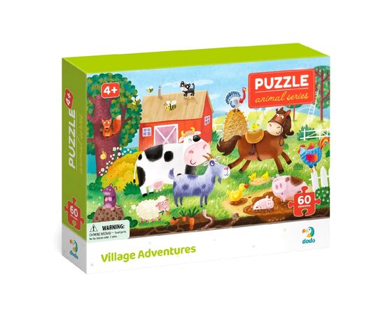 Пазл DoDo Сільські пригоди, 60 елементів (300377)
