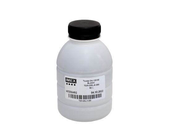 Тонер Oki C5100 Black 50 г, OML Imex (TSM-OML-K-050)