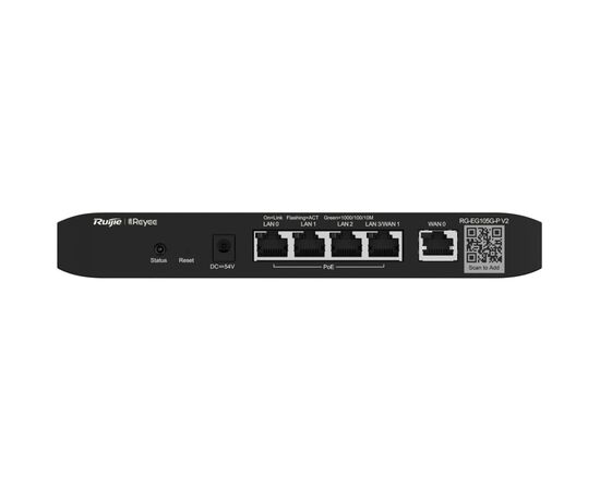 Маршрутизатор Ruijie Networks RG-EG105G-P V2, изображение 2 Маршрутизатор Ruijie Networks RG-EG105G-P V2, изображение 2