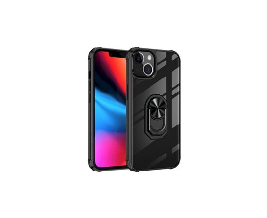 Чехол для моб. телефона Drobak Magnetic Ring Case with Airbag Apple iPhone 12 Pro Max Black (707018)