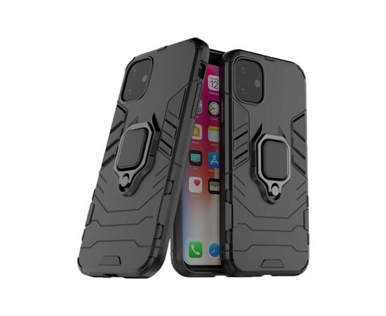 Чохол до моб. телефона Drobak Ring Case with Magnetic Apple iPhone 12 Mini Black (707037)