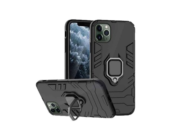 Чохол до моб. телефона Drobak Ring Case with Magnetic Apple iPhone 12 Pro Max Black (707039)