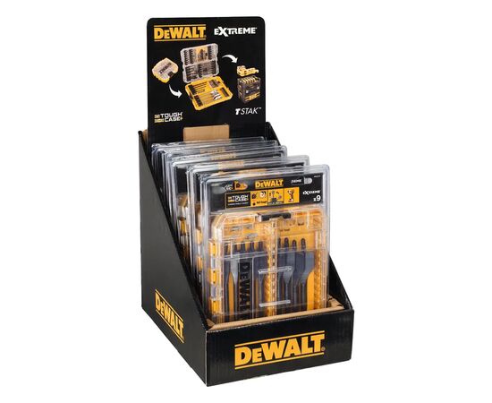 Набор сверл DeWALT перьевых EXTREME IMPACT по дереву, 9 шт,кейс Tough Case (DT70751), изображение 3 Набор сверл DeWALT перьевых EXTREME IMPACT по дереву, 9 шт,кейс Tough Case (DT70751), изображение 3