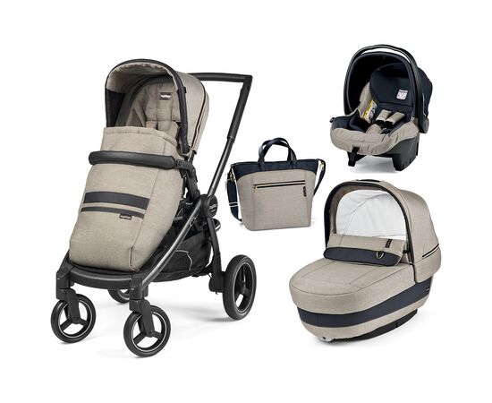 Коляска Peg-Perego 3 в 1 Team Luxe Beige Бежева (PACK03-00000000001)