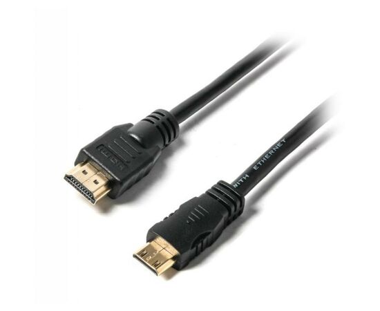 Кабель мультимедийный HDMI A to HDMI C (mini), 1.8m Viewcon (VD 090-1,8м.)
