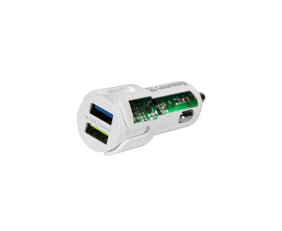 Зарядное устройство ColorWay 2USB 2.4A white (CW-CHA007-WT), изображение 2 Зарядное устройство ColorWay 2USB 2.4A white (CW-CHA007-WT), изображение 2