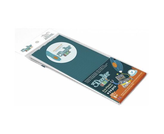 Стержень для 3D-ручки 3Doodler Start Бирюзовый 24 шт (3DS-ECO20-TTEAL-24)
