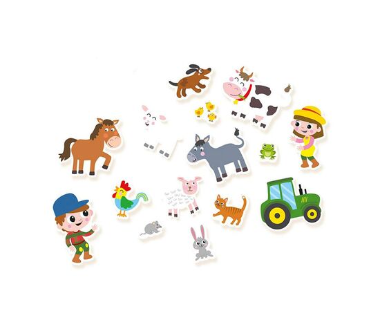 Набор для творчества Ses Веселая ферма Набор наклеек на окна (14271S), изображение 2 Набор для творчества Ses Веселая ферма Набор наклеек на окна (14271S), изображение 2
