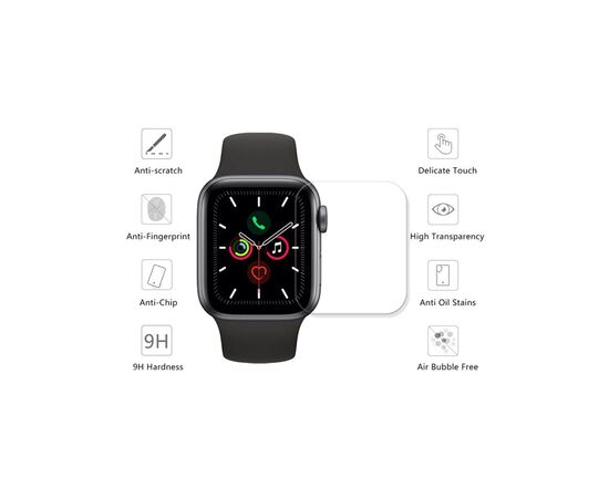 Пленка защитная Drobak Ceramics Apple Watch SE 44mm (2 шт) 313119 (313119), изображение 2