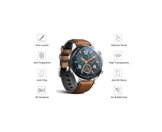 Плівка захисна Drobak Ceramics Huawei Watch GT 2 42mm (2 шт) (313105), зображення 2 Плівка захисна Drobak Ceramics Huawei Watch GT 2 42mm (2 шт) (313105), зображення 2