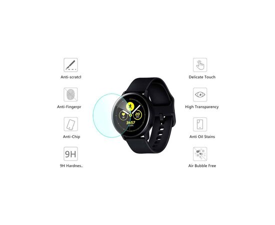 Пленка защитная Drobak Ceramics Samsung Galaxy Watch Active 2 44mm (2 шт) (313113), изображение 2 Пленка защитная Drobak Ceramics Samsung Galaxy Watch Active 2 44mm (2 шт) (313113), изображение 2