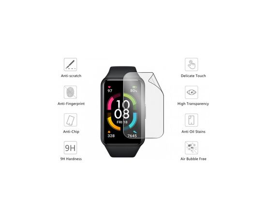 Пленка защитная Drobak Hydrogel Honor Band 6 (2шт) (313148) (313148), изображение 2 Пленка защитная Drobak Hydrogel Honor Band 6 (2шт) (313148) (313148), изображение 2