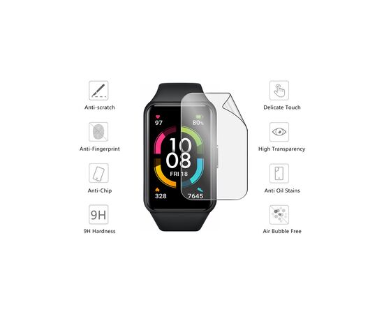 Стекло защитное Drobak glass-film Ceramics Honor Band 6 (313149), изображение 2 Стекло защитное Drobak glass-film Ceramics Honor Band 6 (313149), изображение 2