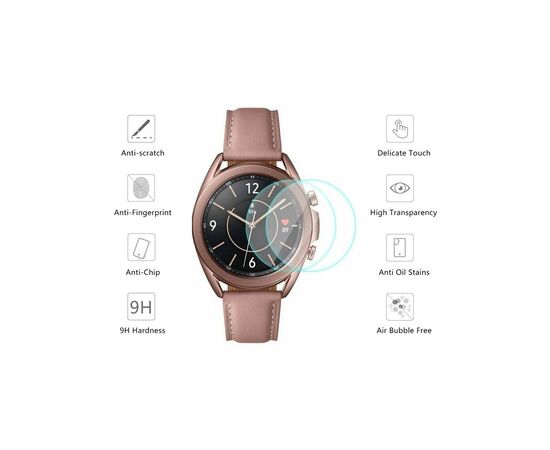 Стекло защитное Drobak glass-film Ceramics Samsung Galaxy Watch 3 41mm (313130), изображение 2 Стекло защитное Drobak glass-film Ceramics Samsung Galaxy Watch 3 41mm (313130), изображение 2
