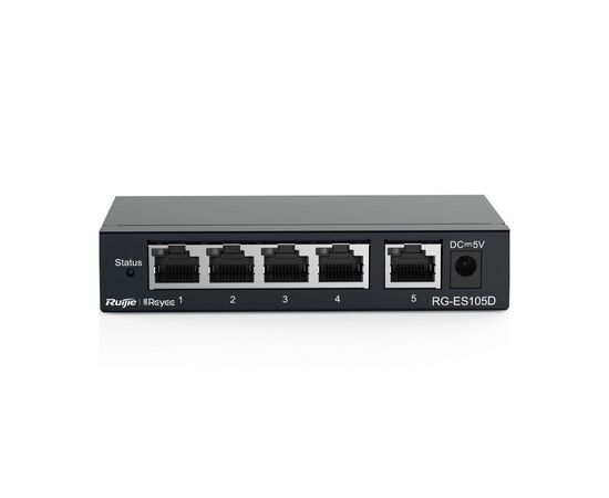Коммутатор сетевой Ruijie Networks RG-ES105D, изображение 2 Коммутатор сетевой Ruijie Networks RG-ES105D, изображение 2