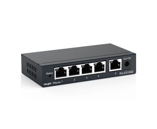 Коммутатор сетевой Ruijie Networks RG-ES105D, изображение 3 Коммутатор сетевой Ruijie Networks RG-ES105D, изображение 3