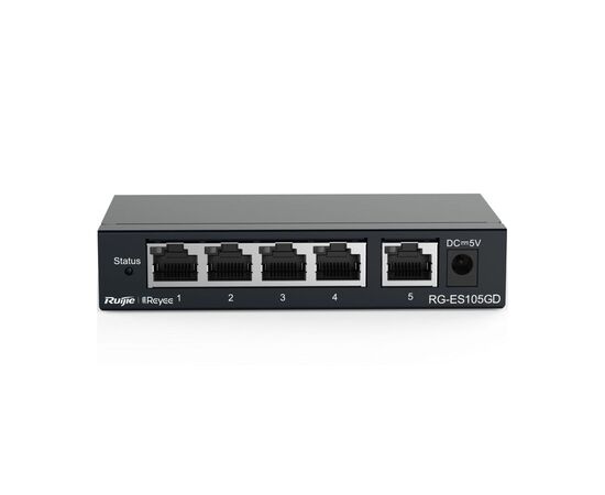 Коммутатор сетевой Ruijie Networks RG-ES105GD, изображение 2 Коммутатор сетевой Ruijie Networks RG-ES105GD, изображение 2