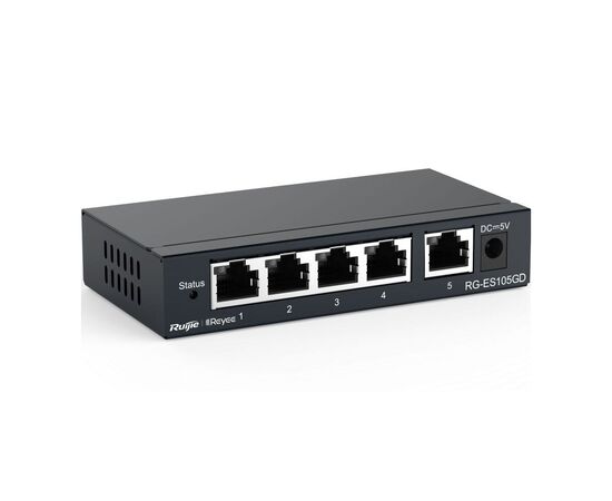Коммутатор сетевой Ruijie Networks RG-ES105GD, изображение 3 Коммутатор сетевой Ruijie Networks RG-ES105GD, изображение 3