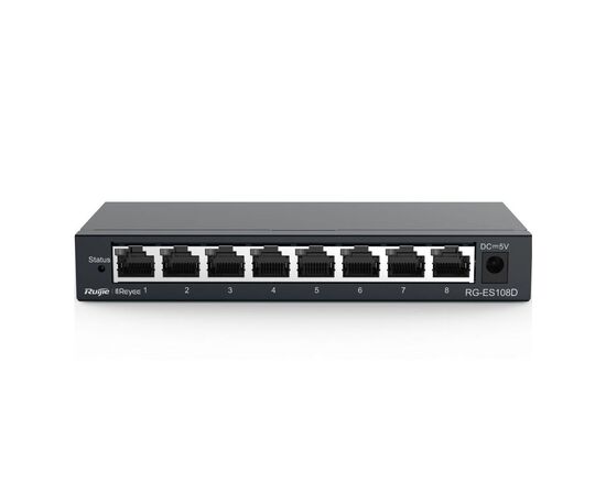 Коммутатор сетевой Ruijie Networks RG-ES108D, изображение 2 Коммутатор сетевой Ruijie Networks RG-ES108D, изображение 2