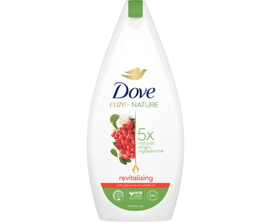 Гель для душа Dove Ритуал красоты Ревитализация с экстрактом ягод годжи и магнолией 400 мл (8720181222542)