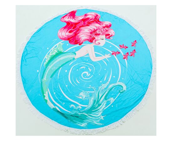 Полотенце MirSon пляжное №5058 Summer Time Mermaid 150x150 см (2200003180848)