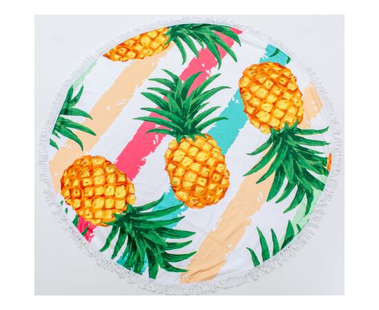 Полотенце MirSon пляжное №5060 Summer Time Pineapple 150x150 см (2200003180862)