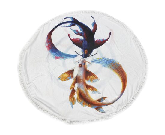 Рушник MirSon пляжний №5071 Summer Time Fish 150x150 см (2200003947793)
