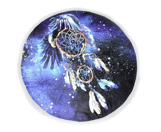 Полотенце MirSon пляжное №5072 Summer Time Dark Dream catcher 150x150 см (2200003947809)