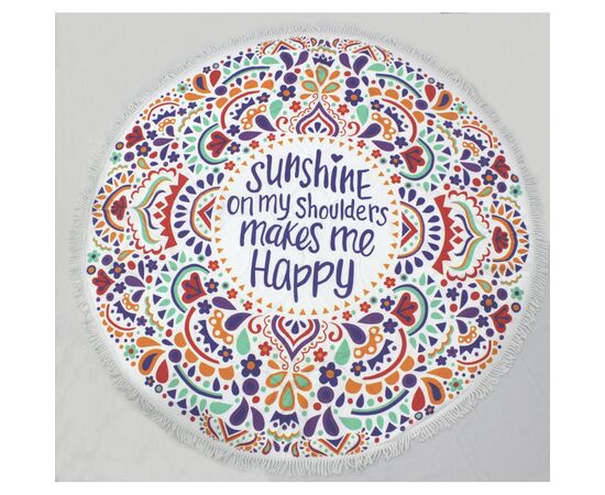 Полотенце MirSon пляжное №5073 Summer Time Sunshine 150x150 см (2200003947816), изображение 2 Полотенце MirSon пляжное №5073 Summer Time Sunshine 150x150 см (2200003947816), изображение 2