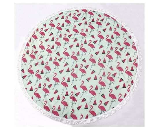 Полотенце MirSon пляжное №5077 Summer Time Menthol Flamigo 150x150 см (2200003947854), изображение 2 Полотенце MirSon пляжное №5077 Summer Time Menthol Flamigo 150x150 см (2200003947854), изображение 2