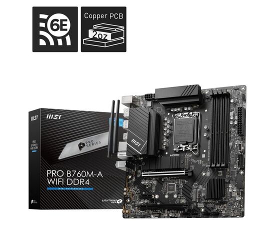 Материнская плата MSI PRO B760M-A WIFI DDR4